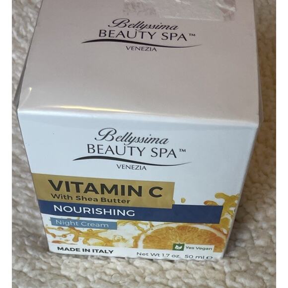 Lot 2 Bellyssima Beauty Spa Vitamin C/ Shea Butter Nourishing Night Cream 1.7 oz - Picture 6 of 6